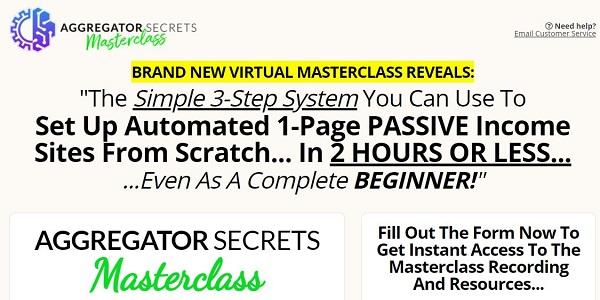 Duston McGroarty – Aggregator Secrets Masterclass