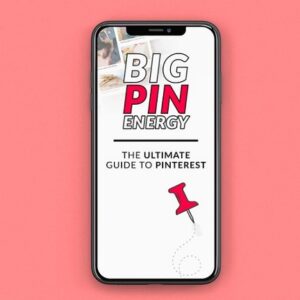 [Group Buy] Big Pin Energy - How To Make Money & Drive Traffic With Pinterest